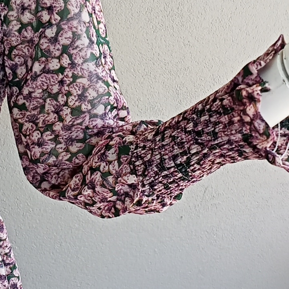 Ally Fashion floral print high neck size 12 - Picture 3 of 7